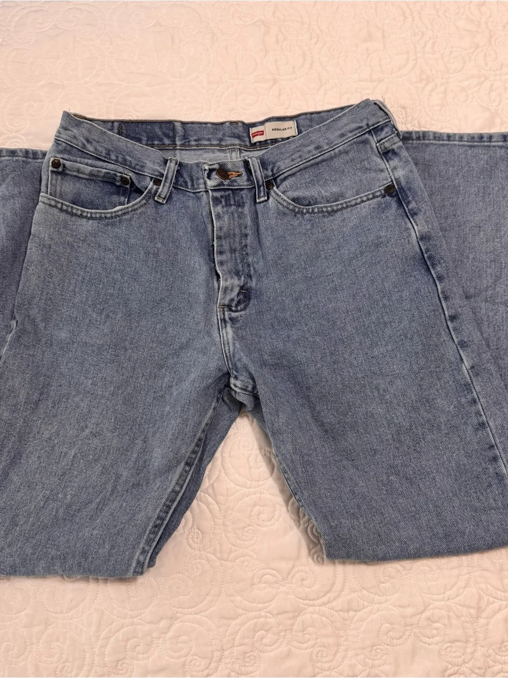 Wrangler Relaxed Light Wash Denim Jeans Size 32x30